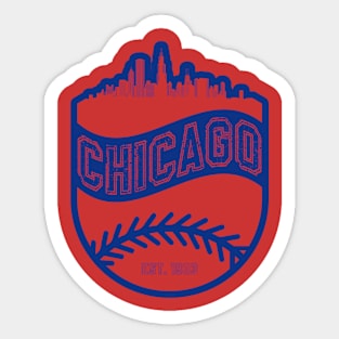 Chicago Baseball 02 Sticker